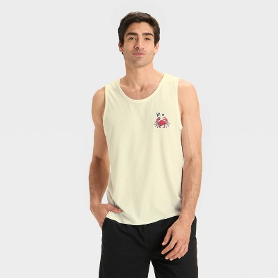 Men's Standard Fit Graphic Crewneck Tank Top - Goodfellow & Co™