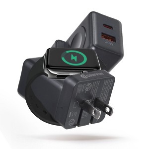 Griffin 20W Dual Port Wireless Smartwatch Wall Charger - 1 of 4