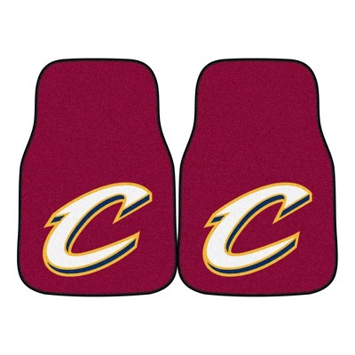 NBA Cleveland Cavaliers Carpet Car Mat Set - 2pc