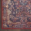 Nourison Fulton Vintage Floral Medallion Non-Slip Flatwoven Indoor Rug Red 1'10" x 5' - 4 of 4