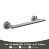 WOWOW 36 in. Stainless Steel Wall Mounted Single Towel Bar in Brushed Nickel - 4 of 4