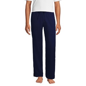 Lands' End Men's Poplin Pajama Pants - 1 of 3