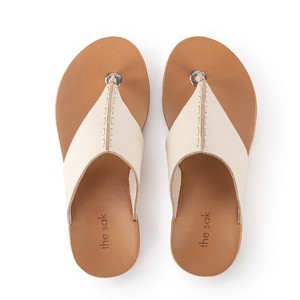 The Sak Women's Los Feliz Toe Post Sandal, Stone - 1 of 4