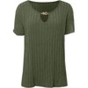 Coolmee Women's Loose Short Sleeve Pullover T Shirt Summer V Neck Dressy Work Tunic Blouses - 3 of 4