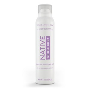 Native Deodorant & Body Spray - Lilac & White Tea - Aluminum Free - 3.5 oz - 1 of 4