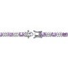 Guili Sterling Silver CZ Bracelet in White, Pink, or Blue—Classic, Sparkling, and Perfect for a Glamorous Touch to Any Look. - 2 of 4