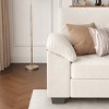 Modern Oversized Loveseat, Velvet Upholstered Loveseat with Soft Spacious Armrests, Washable Cushion Covers, Comfy 2 Seater Couch for Living Rooms - 4 of 4