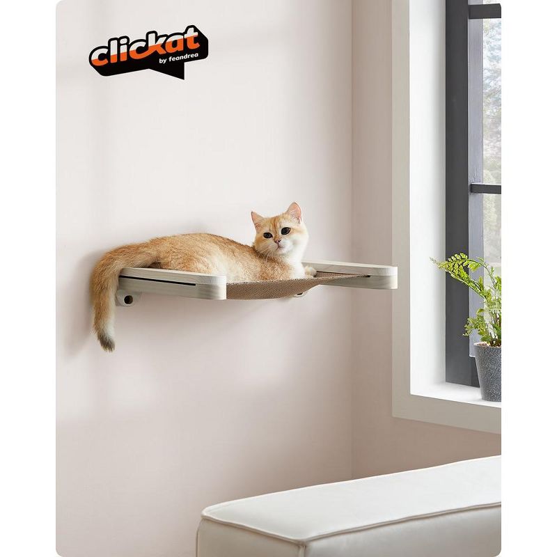 Feandrea Clickat Land - Cat Wall Furniture, Extremely Quick Assembly, Unlimited Expandability, Replaceable Module and Parts, 3 of 9