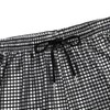 Mens Metallic Shiny Pants Party Drawstring Casual Pants with Pockets Tapered Fit - 4 of 4