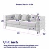 Lycvki 81 in. Oversized Comfort 3 Seater Sectional Sofa with 3 Pillows - 4 of 4