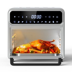 RAPSUAR 12.7Qt. Stainless Steel Multi-Function Digital Air Fryer Oven - 1 of 4