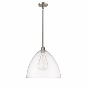 Bristol Glass - 1 Light Pendant In Industrial Style-16.75 Inches Tall and 16 Inches Wide - 1 of 1
