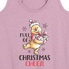 Women's - Winnie the Pooh - Full of Christmas Cheer Graphic Racerback Tank - 2 of 4