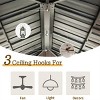 12X16 FT Outdoor Hardtop Gazebo,Gazebo With Galvanized Steel Double Roof Canopy And Curtains,Aluminum Metal Permanent Gazebo-Coolbibila - 3 of 4