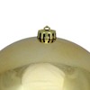 Northlight 8" Shatterproof Shiny Christmas Ball Ornament - Gold - 3 of 3