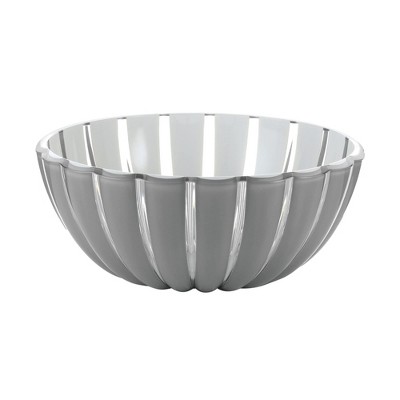 Guzzini Amazing Grace 11.8" Extra Large Bowl - Grey - BPA-Free, 100% Recycled Plastic
