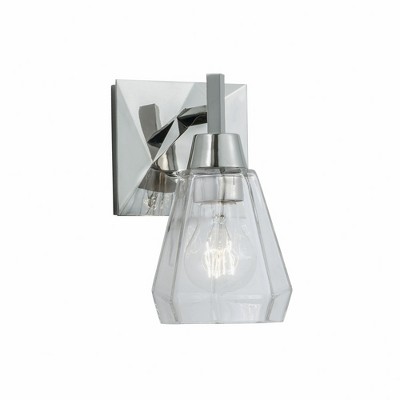 Norwell Lighting Arctic 1 - Light Vanity in  Polished Nickel