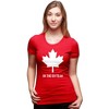 Womens Eh Team Canada T shirt Funny Canadian Shirts Novelty T shirt Hilarious - Crazy Dog Women's T Shirt - image 2 of 4