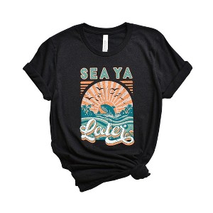 Simply Sage Market Women's Sea Ya Later Short Sleeve Graphic Tee - 1 of 3
