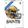 Trends International NFL New Orleans Saints - Drip Helmet 20 Unframed Wall Poster Prints - 3 of 4