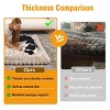 Artloge Plush Pet Bed Washable Dog Mat Crate Bed Anti-Slip Kennel Mattress Deluxe Sleeping Mat for Puppy & Large Dogs with Removable Cover - 3 of 4