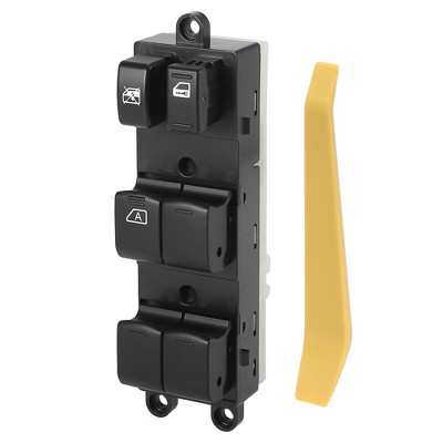 Unique Bargains Power Window Master Switch for Nissan Sentra 2007-2012 for Nissan Pathfinder 2005-2008 25401ZP40B 25401-9W100 Black 1 Pc