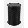 Jofran,Decker Distressed Hardwood Global Drum End Table - 2 of 4