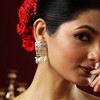 SOHI Women's Antique Gold The Nadira Drop Earrings - 3 of 4