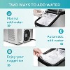 EUHOMY 33 Lbs. Countertop Nugget Ice Maker, Stainless Steel, Silver - 4 of 4