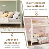TackView Metal Bunk Bed Twin Over Twin, Bunkbeds Frame with Safety Guard Rails, Steel Bed for School, Bedroom Space-Saving - 4 of 4