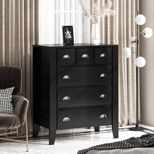 NicBex 4 Drawers Dresser with Metal Handles Chests of Drawers Closet Organizers and Storage for Bedroom, Living Room - 1 of 4