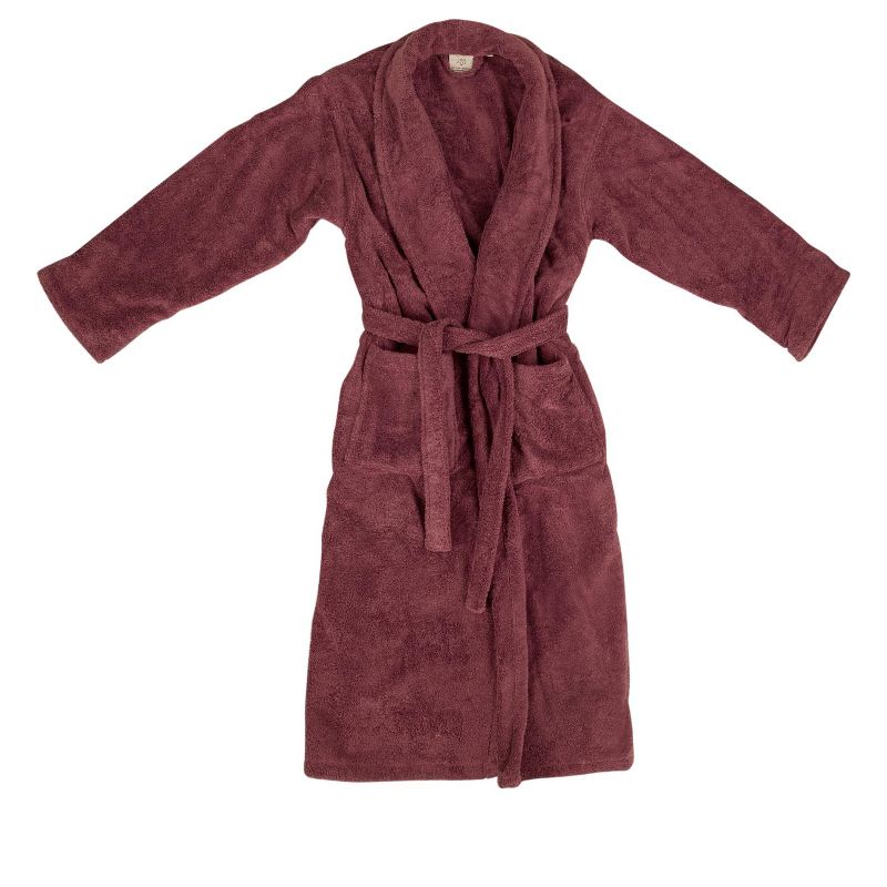 Classic Turkish Towels Adult Shawl Collar Terry Cloth Robe, 3 of 5