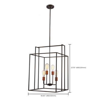 Nuvo Lighting Lake 4 - Light Pendant in  Bronze/Copper