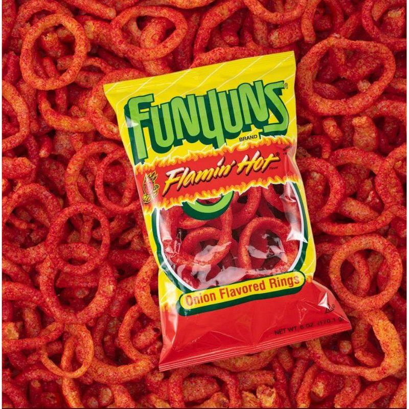 Funyuns Flamin Hot Onion Flavored Rings - 6oz, 4 of 8
