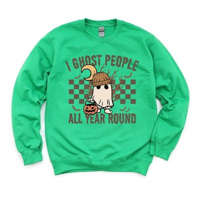 Simply Sage Market Women's Graphic Sweatshirt I Ghost People All Year Round