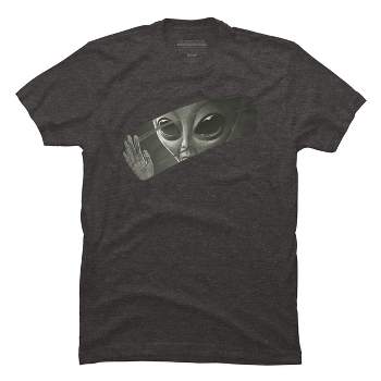 Men's Design By Humans Alien By surgeryminor T-Shirt