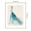 Amanti Art Blue Dress II by Lily k Wood Framed Wall Art Print 33 in. x 41 in. - 4 of 4