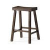 Maven Lane Vincent Backless Wooden Counter Height Bar Stool - 2 of 4