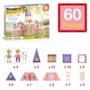 PICASSO-TILES Magnetic Tiles for Kids, 60PCS Princess Castle Theme, Construction STEM Building Blocks Educational Toy - 3 of 4