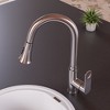 ALFI Brushed Nickel Gooseneck Pull Down Kitchen Faucet - 3 of 4