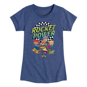 Girls' - Rocket Power - Finish Line Fitted Short Sleeve Graphic T-Shirt - 1 of 4