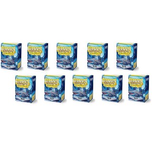 Dragon Shield Matte Blue Standard Size Card Sleeves Display Box [10 packs] - 1 of 4