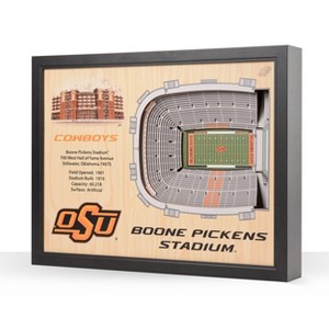 NCAA Oklahoma State Cowboys 25-Layer StadiumViews 3D Wall Art - 1 of 4