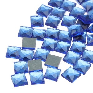 Unique Bargains Square Acrylic Flat Back Heart DIY Crafting Decor Jewelry Rhinestone 50 Pcs - 1 of 4