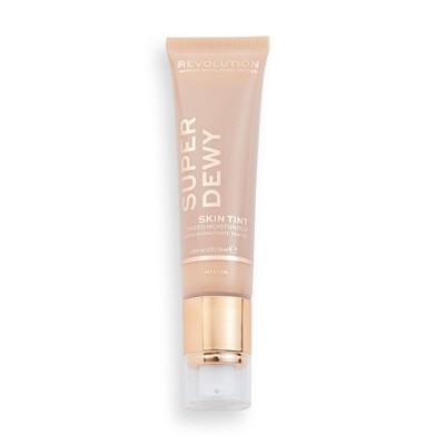 Makeup Revolution Superdewy Tinted Moisturizer - Medium Light - 0.85 fl oz