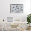 Stupell Industries Blue Onion Flowers Floating Frame Canvas Art, Gray, 25" x 17" - 3 of 4