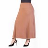 Plus Comfortable Fit Elastic Waist Maxi Skirt - 24seven Comfort Apparel™ - 2 of 4