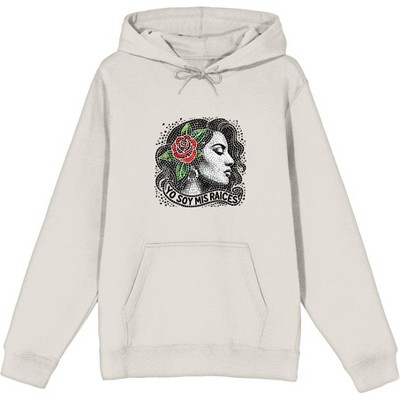 Yo Soy Mis Raices Mosaic Woman Adult Long Sleeve Hoodie