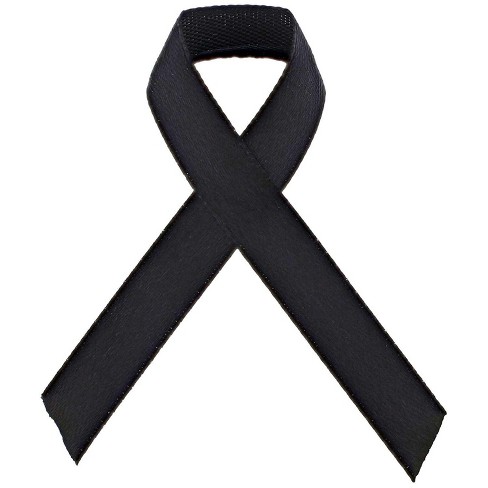 Bright Creations 250-pack Black Awareness Ribbons Lapel Safety Pins ...