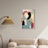 Art Remedy Glam Brooch of Gold Contemporary Shapes Abstract Wall Art Framed - 2 of 4